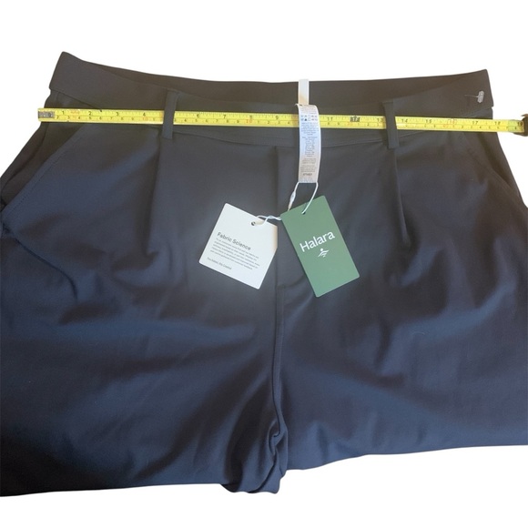 Halara High Rise Wide Leg Slip-on Dress Pants Travel Office Sports Yoga BLK XL P - Picture 8 of 12